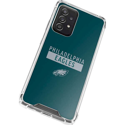 NFL Philadelphia Eagles Green Performance Series Galaxy A52 5G Clear Case